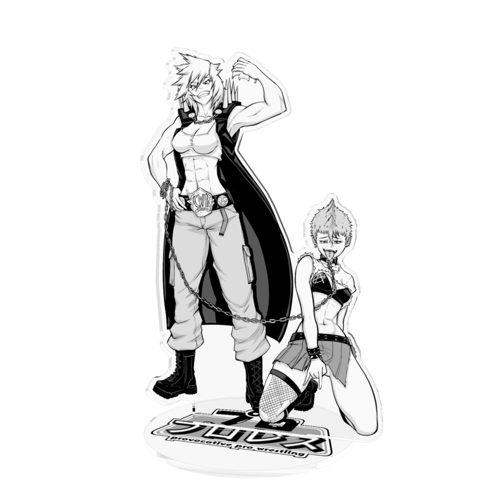 『プロプロレス』クラッシン・アナーキー　アクリルフィギュア　160㎜