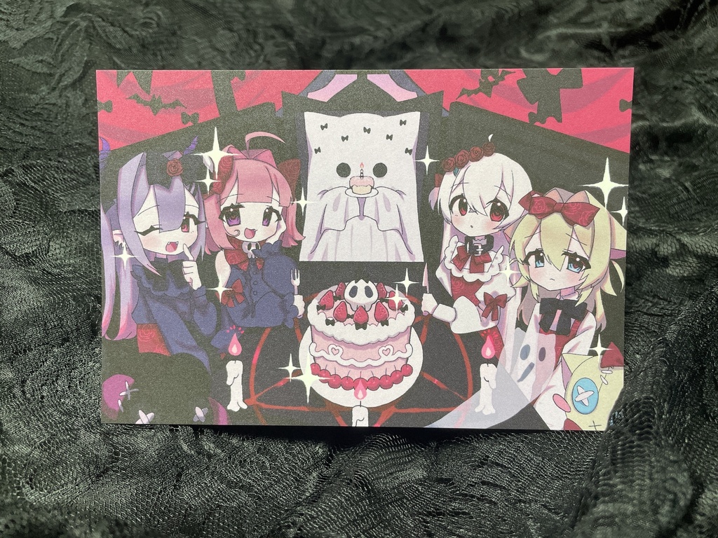 みんなでお茶会♡ポストカード