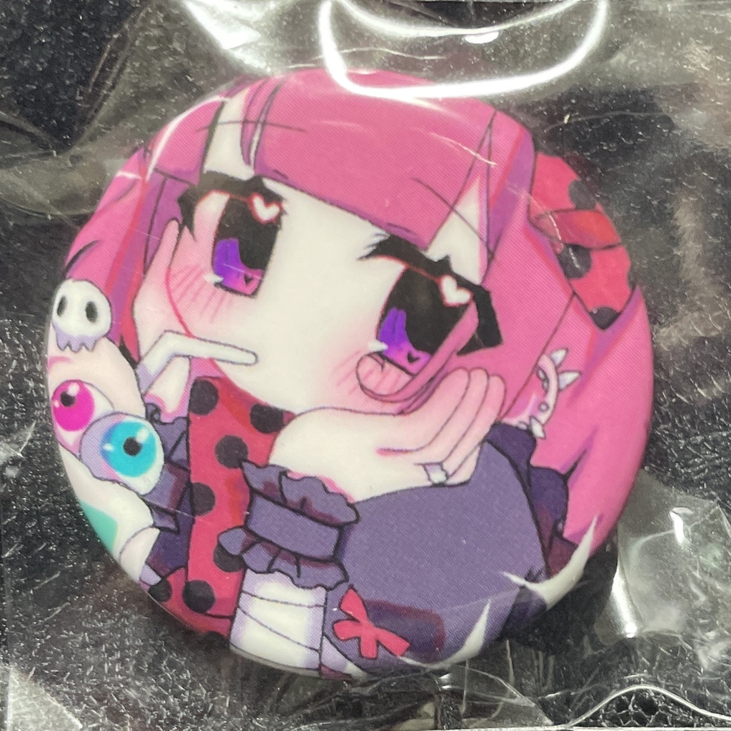 むうま　缶バッジ