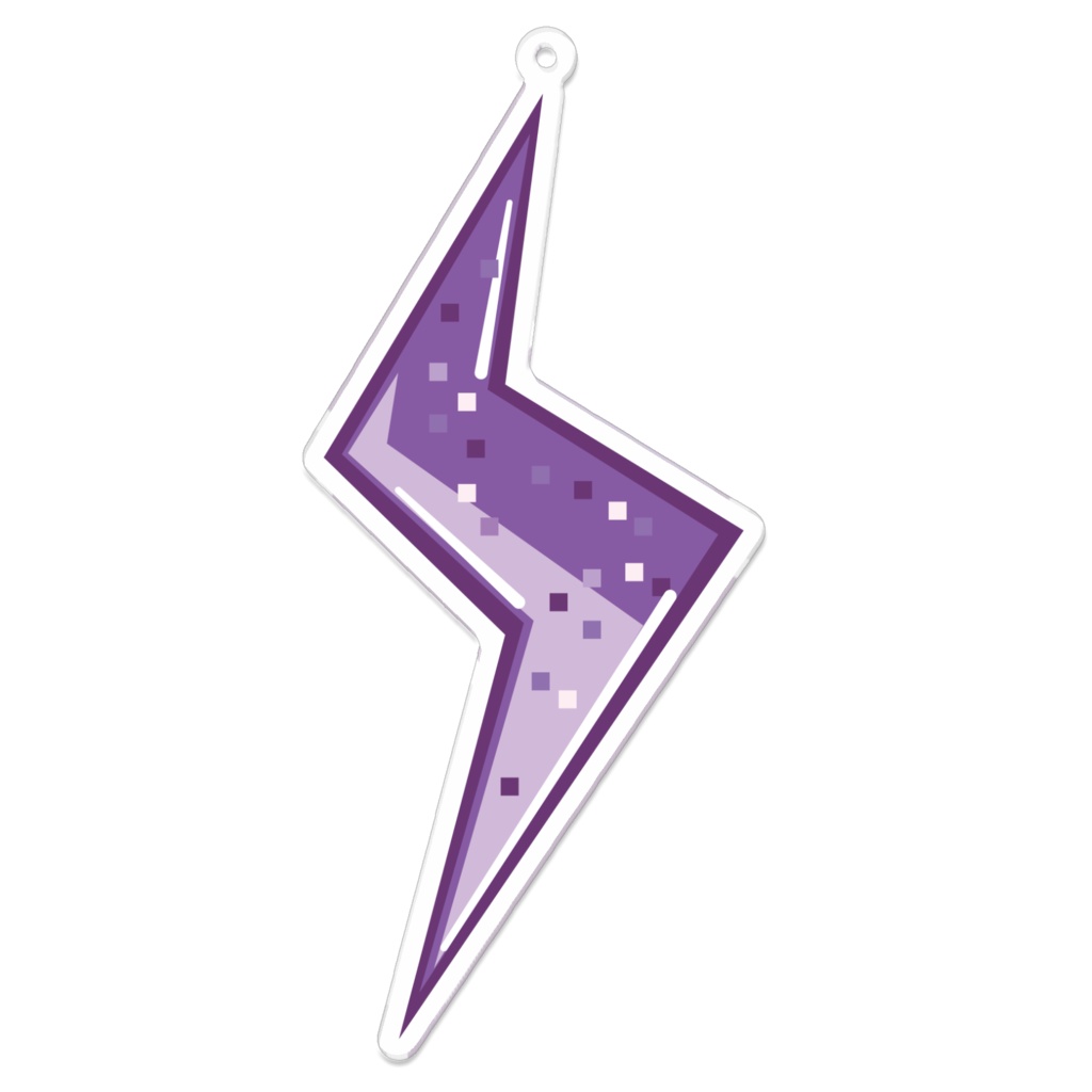 69on⚡アクリルキーホルダー【チャーム紫】サイズ3種