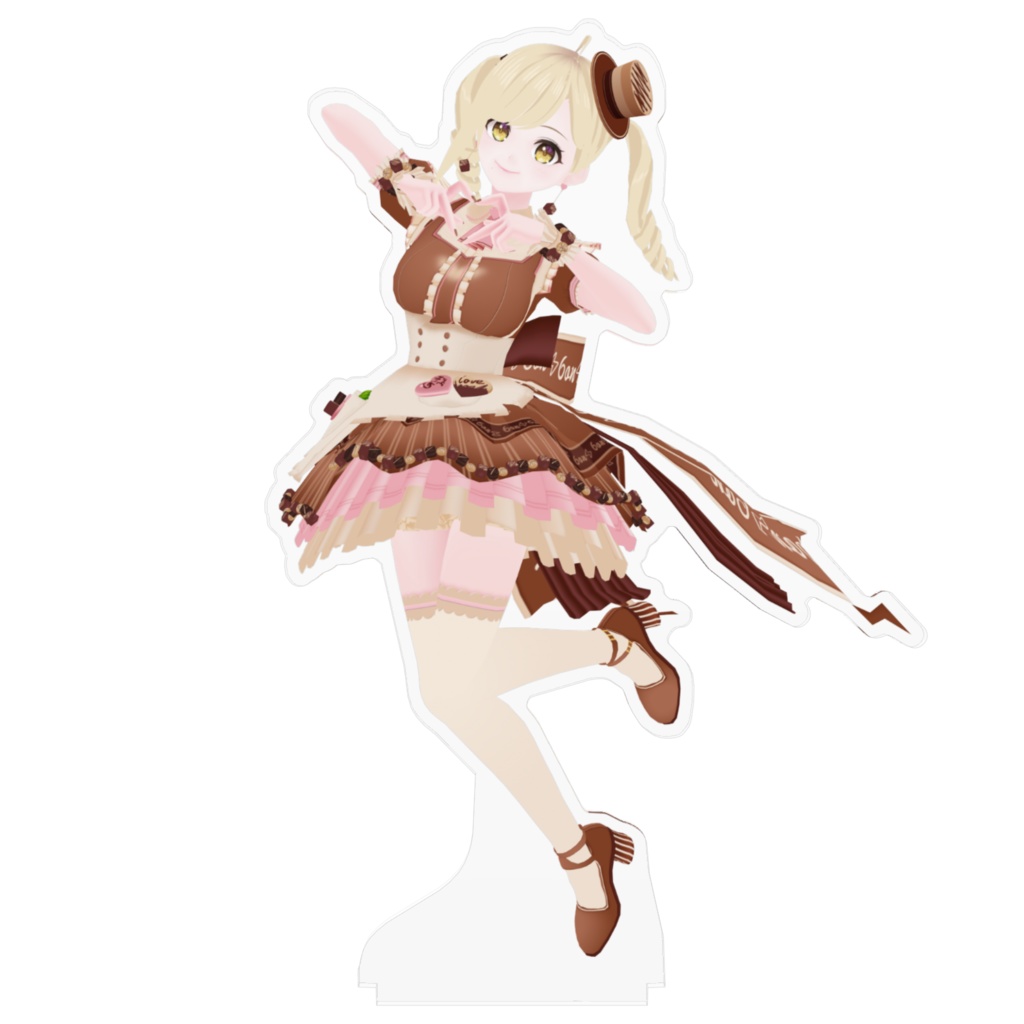 音無むおんアクリルフィギュア ときめき♡デコレーション