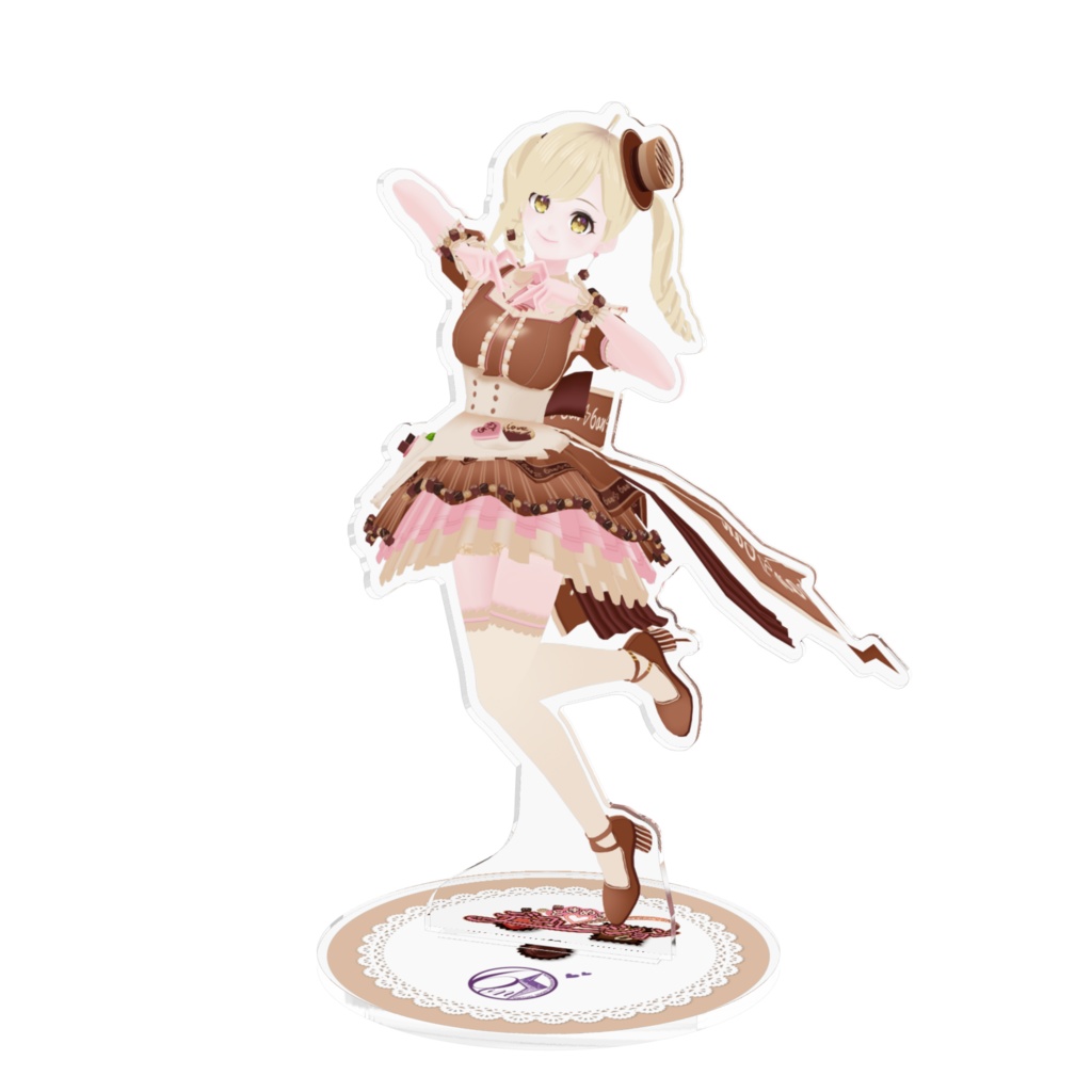 音無むおんアクリルフィギュア ときめき♡デコレーション