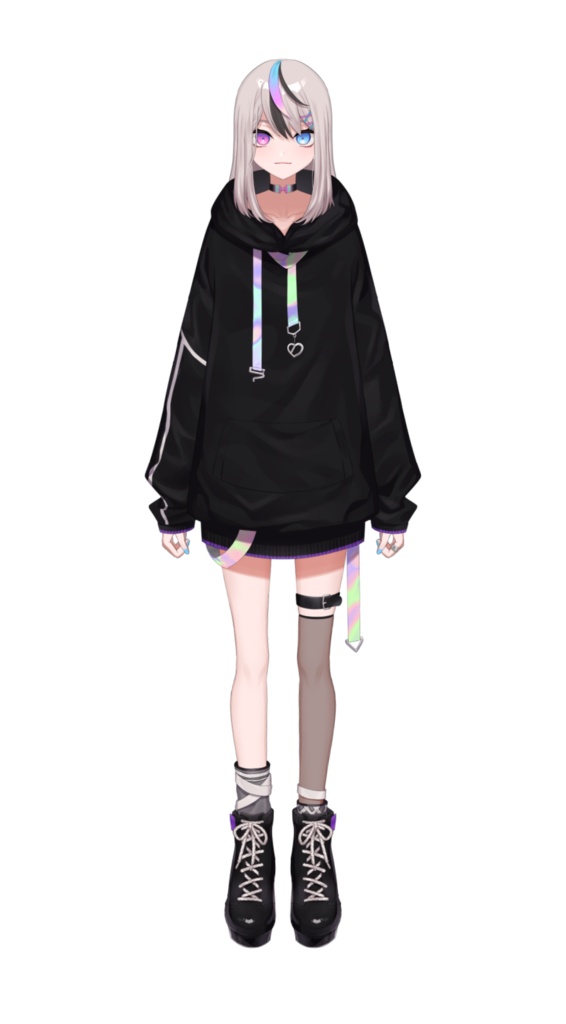 【汎用モデル】中性的なパーカーっ子【VTS対応】