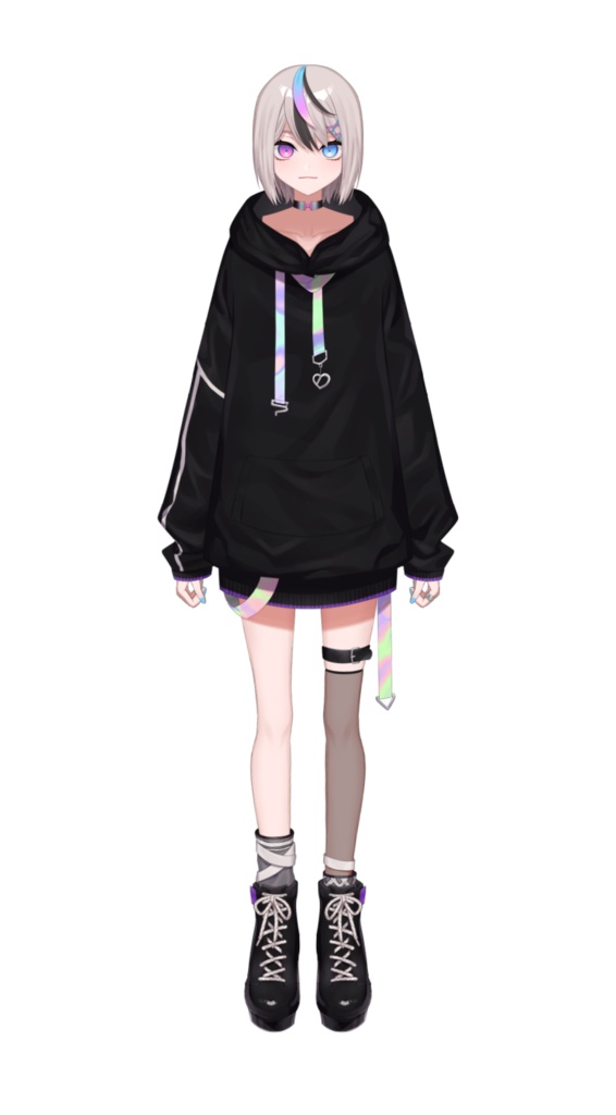 【汎用モデル】中性的なパーカーっ子【VTS対応】