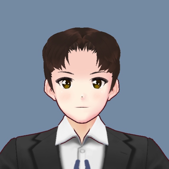vroidヘア, Hair Preset For Vroid Messy Bangs