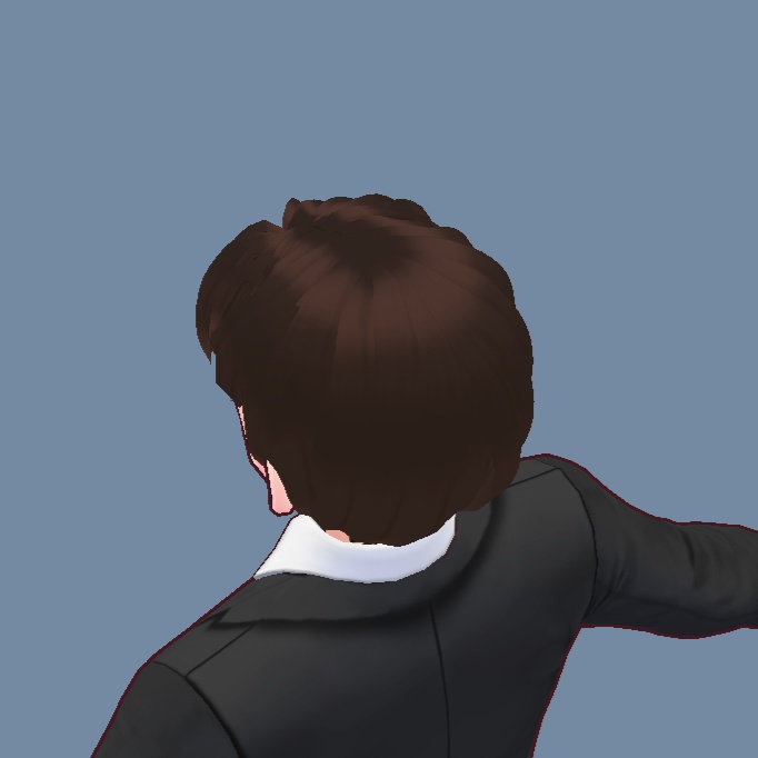 vroidヘア, Hair Preset For Vroid Messy Bangs