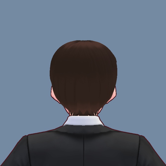 vroidヘア, Hair Preset For Vroid Messy Bangs