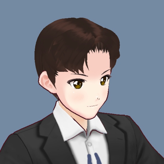 vroidヘア, Hair Preset For Vroid Messy Bangs
