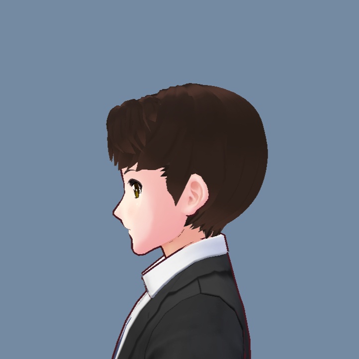 vroidヘア, Hair Preset For Vroid Messy Bangs