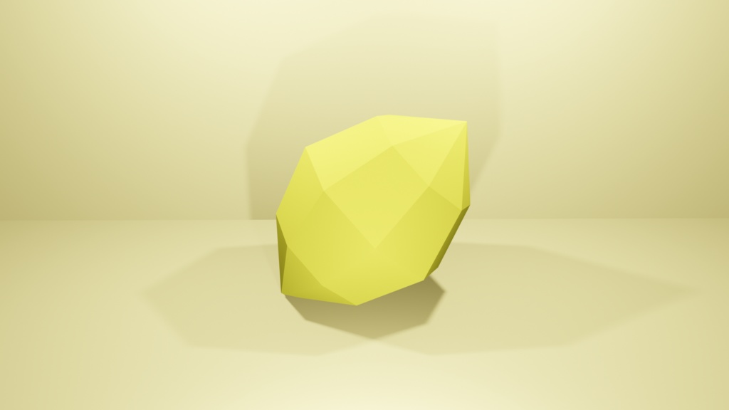 ローポリフルーツ(りんご・ぶどう・レモン・スイカ)