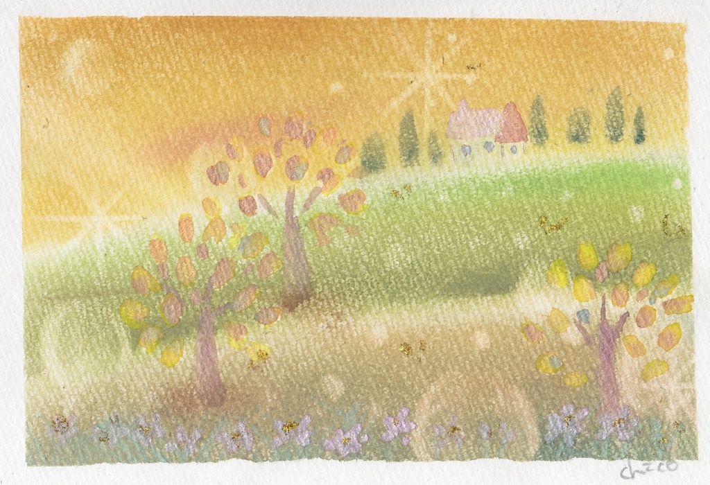 【光の丘】原画