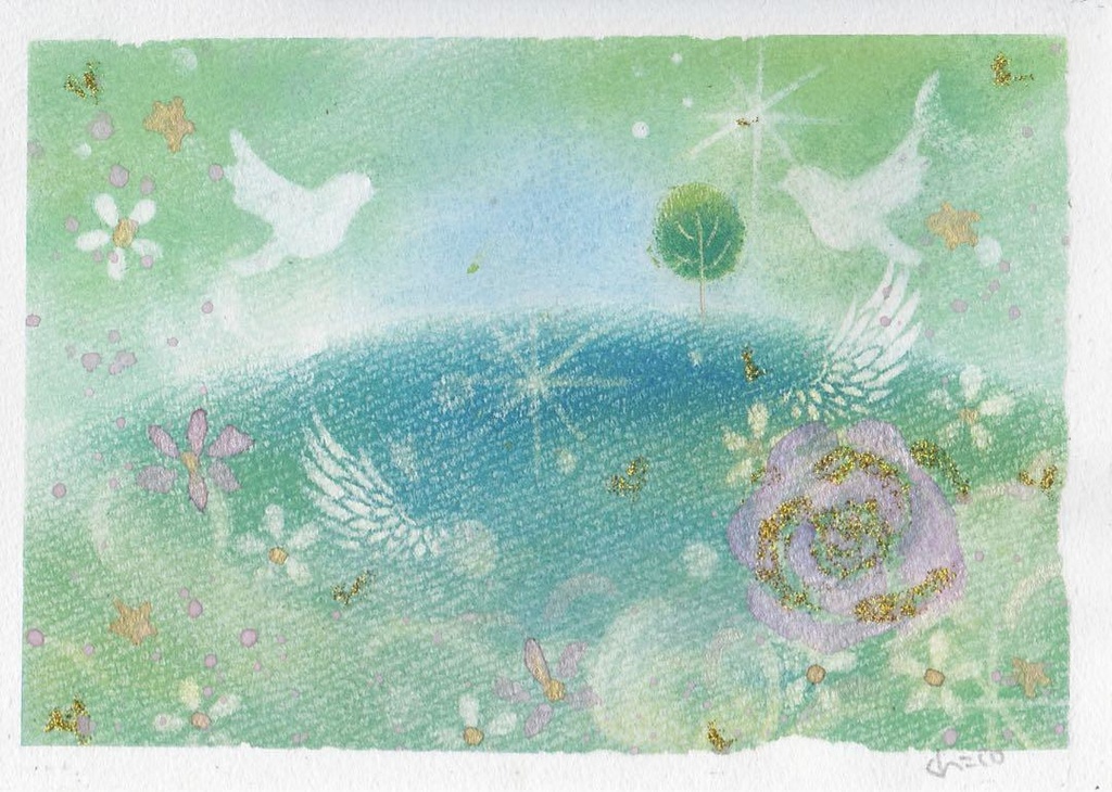 【静寂の祈り】原画
