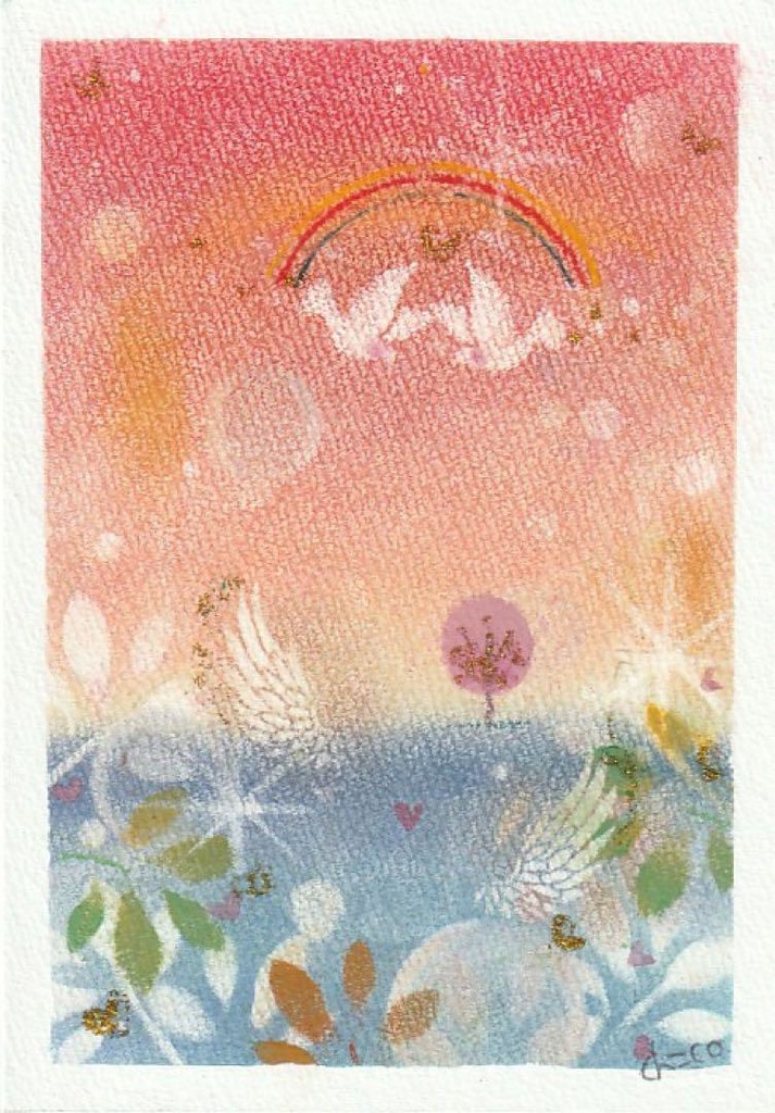 【太陽を浴びて幸せになる】原画