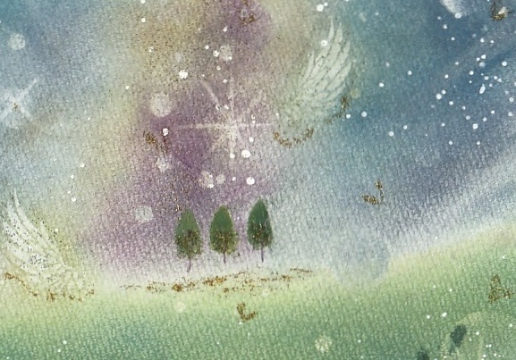 【宇宙からサポート】  原画