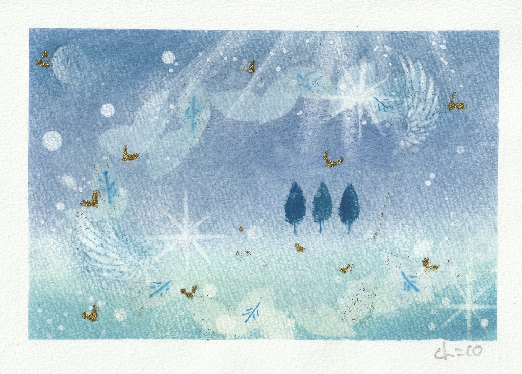 【幸せの木｜静かな時間 】  原画