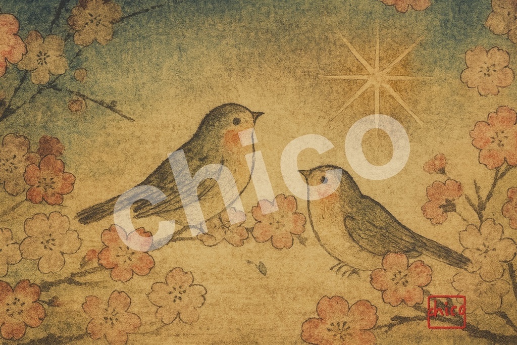 睍睆(うぐいすなく) — 六つの姿の小さな画集 —