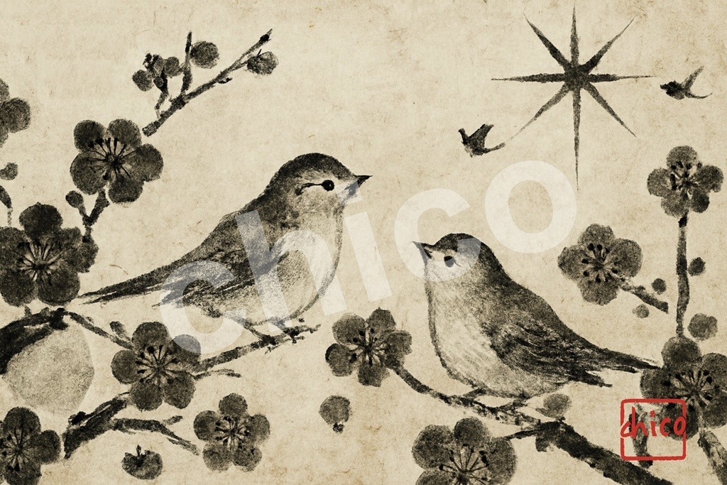 睍睆(うぐいすなく) — 六つの姿の小さな画集 —