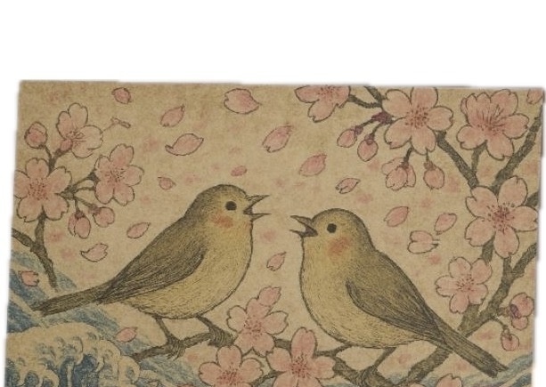 睍睆(うぐいすなく) — 六つの姿の小さな画集 —