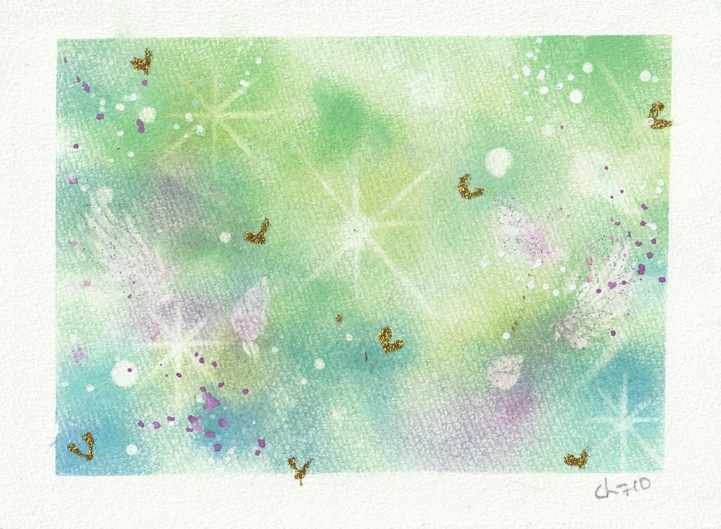 【翠の輝き】原画