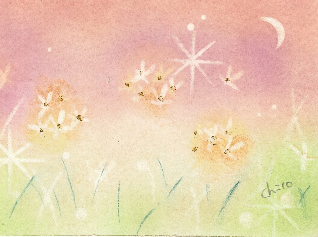 「野の花」2枚セット 原画