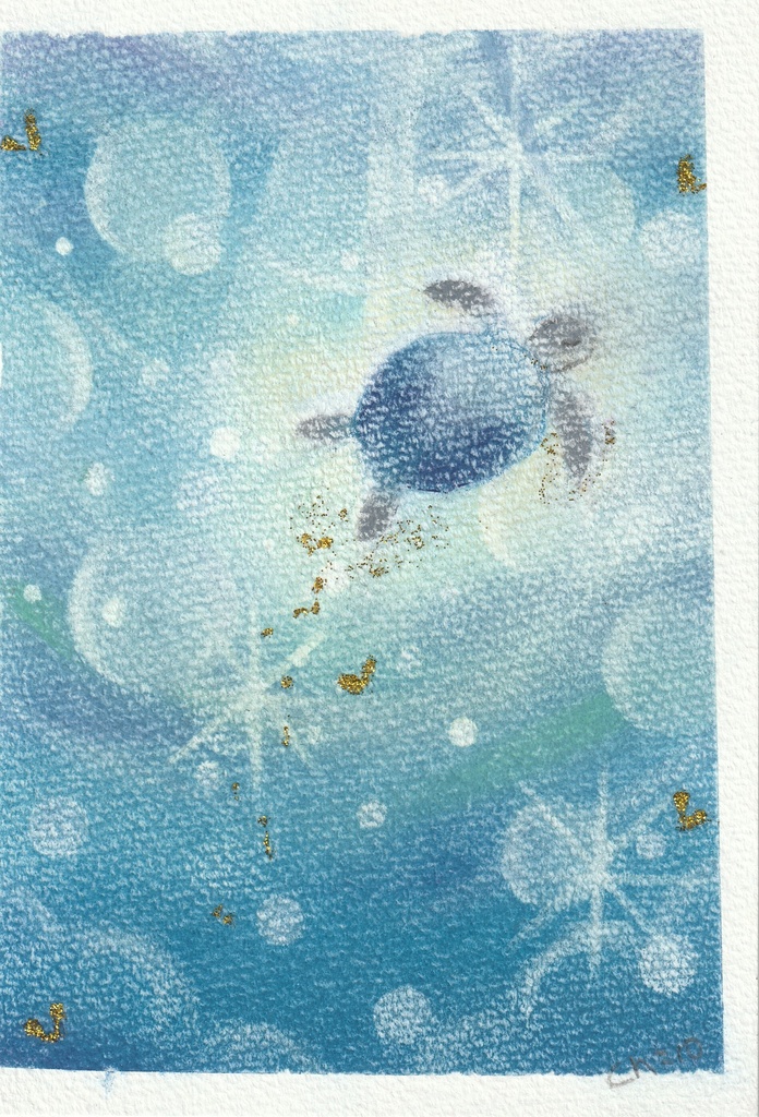 【海の神殿へ】原画