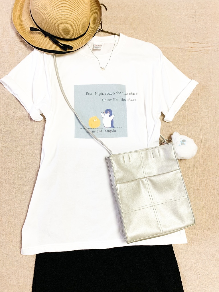 【Tシャツ】ミャルーとおともだちのペンギンさん