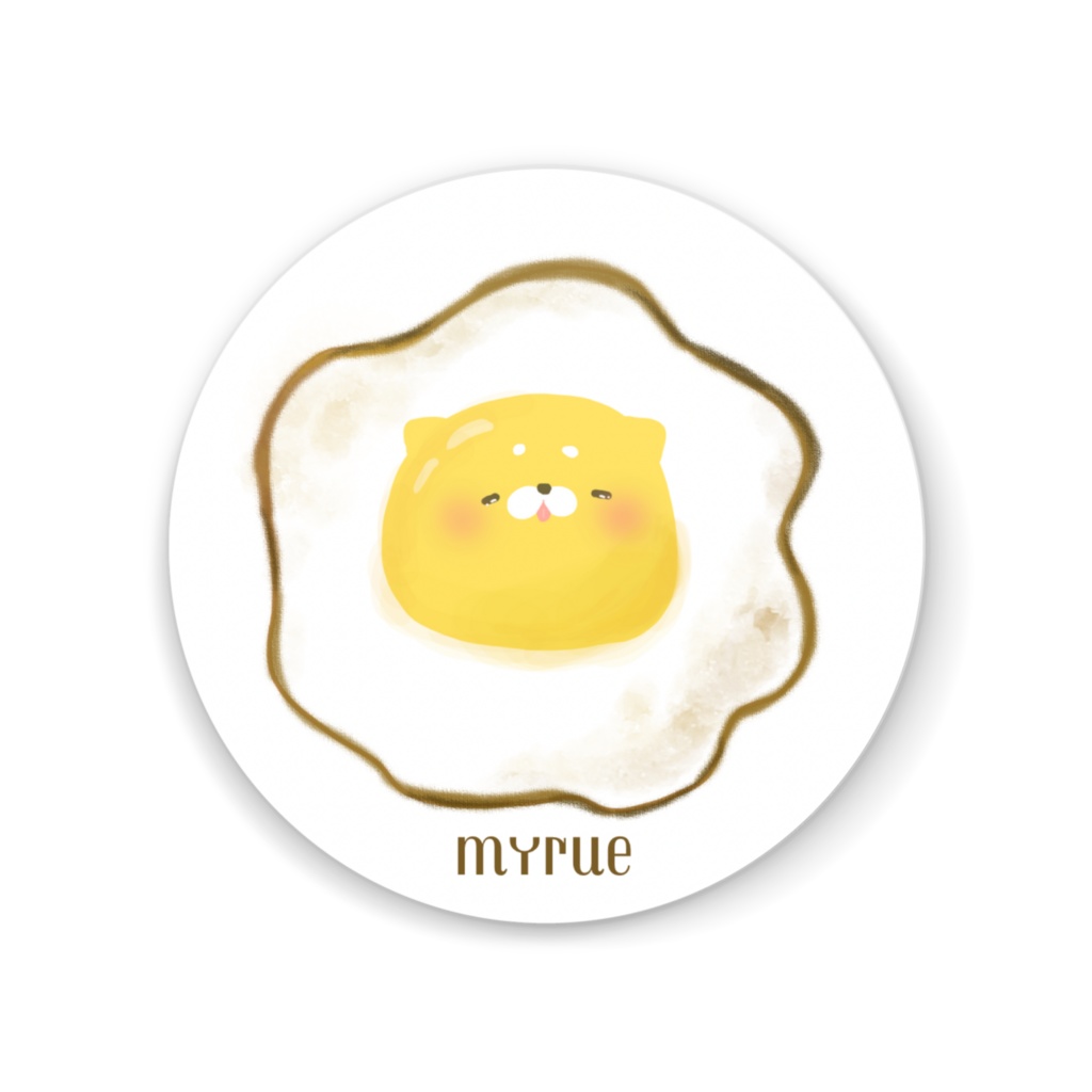 【缶ミラー】朝は目玉焼き派のミャルー