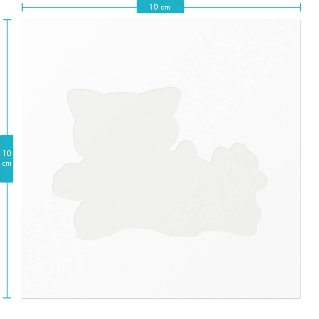 仕事ができるワニさんステッカー 黒猫