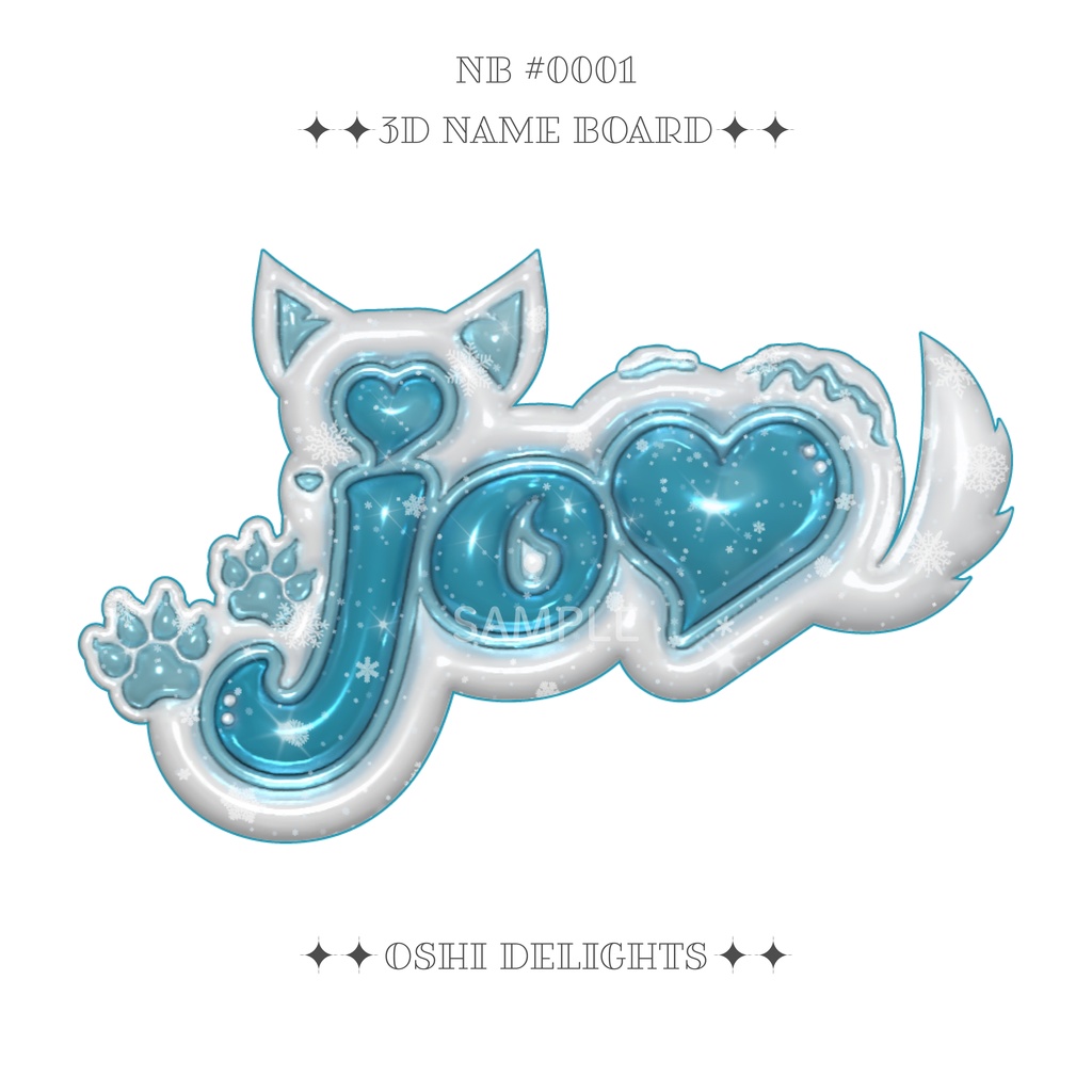 [ &TEAM JO ジョウ ] ぷっくりネームボード [ A4 ]