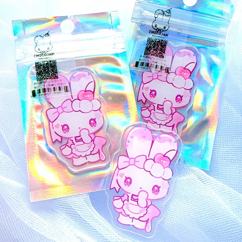ホイップうさちゃんアクリルシール