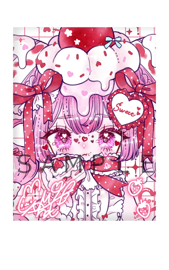 strawberry holic<チェキ風カード>