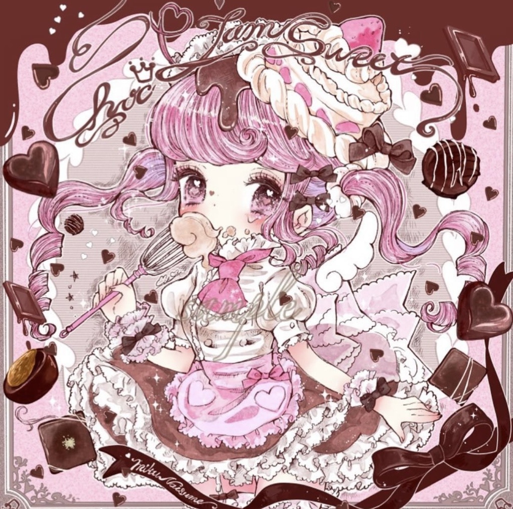 キラキラポスター　チョコレートホリック＜正方形ポスター＞