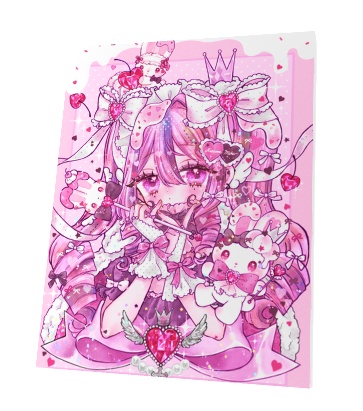 melty mel<きらきらキャンバスアート>