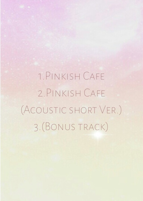 CD Pinkish Cafe(ブロマイド付)