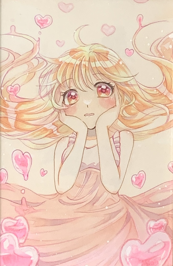 創作・アナログイラスト・アフレルキモチ