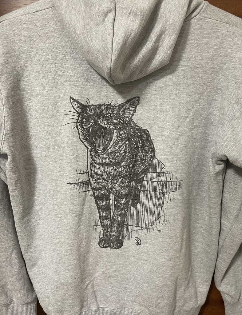 大あくびパーカー