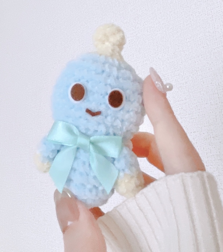 チャオの編みぐるみキーホルダー