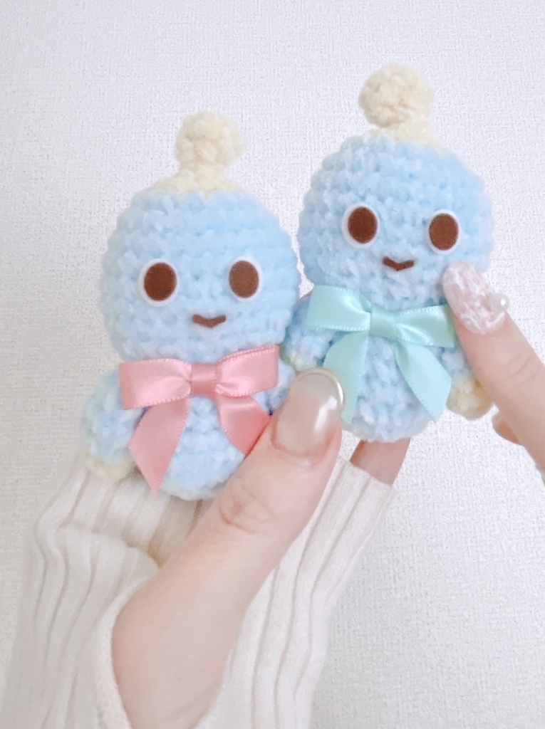 チャオの編みぐるみキーホルダー