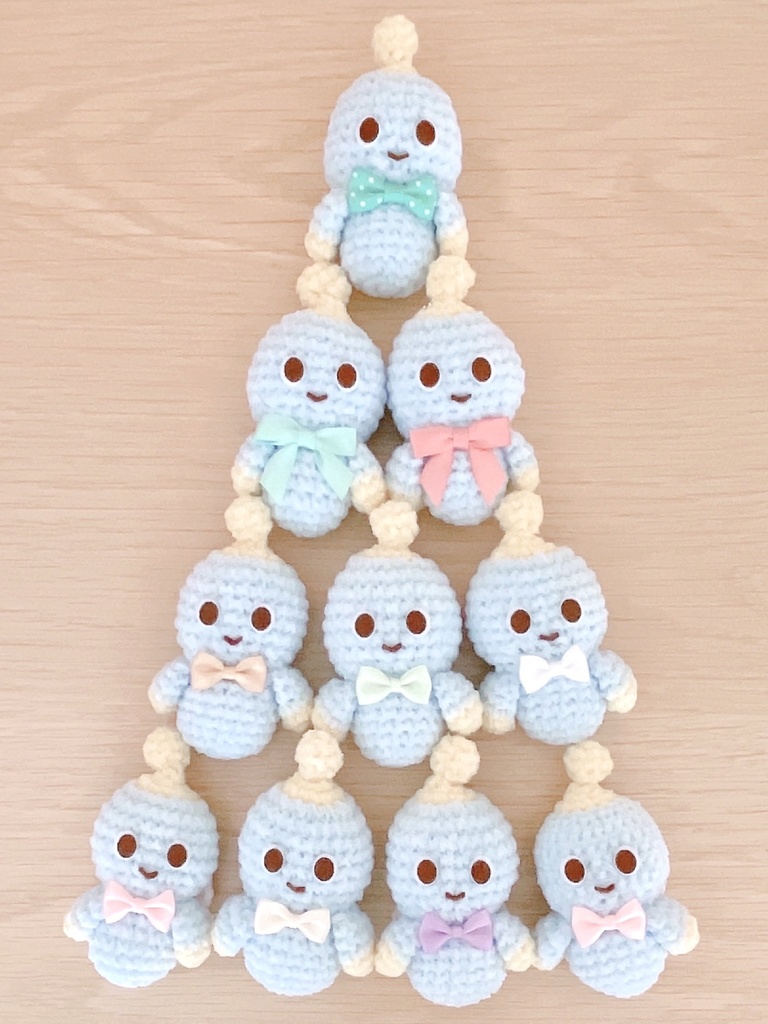 チャオの編みぐるみキーホルダー