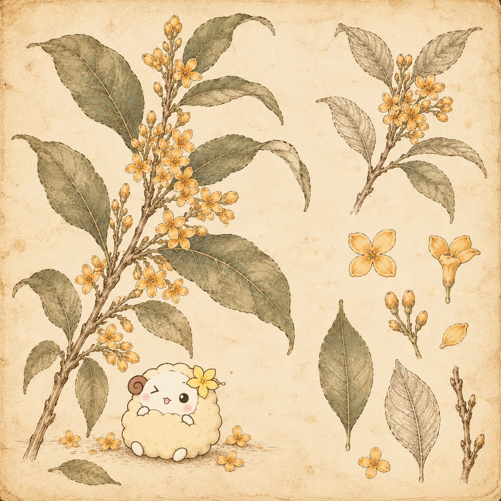 lilyatelier〜秋の金木犀&楓 デザインペーパー10枚セット〜