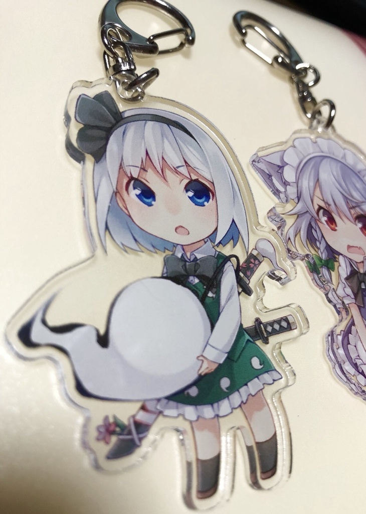 【東方】アクリルキーホルダー(全3種)