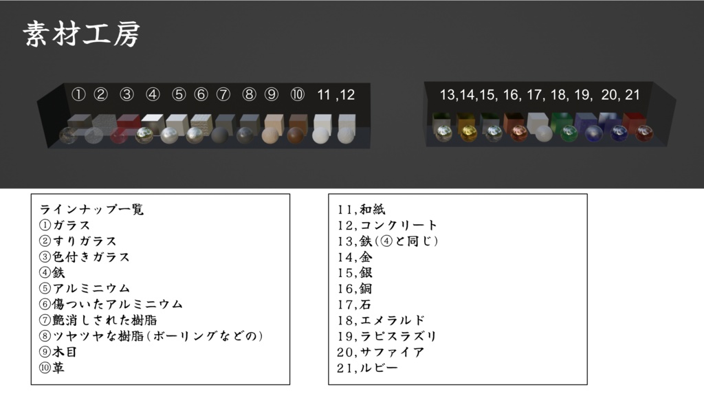 マテリアル素材集