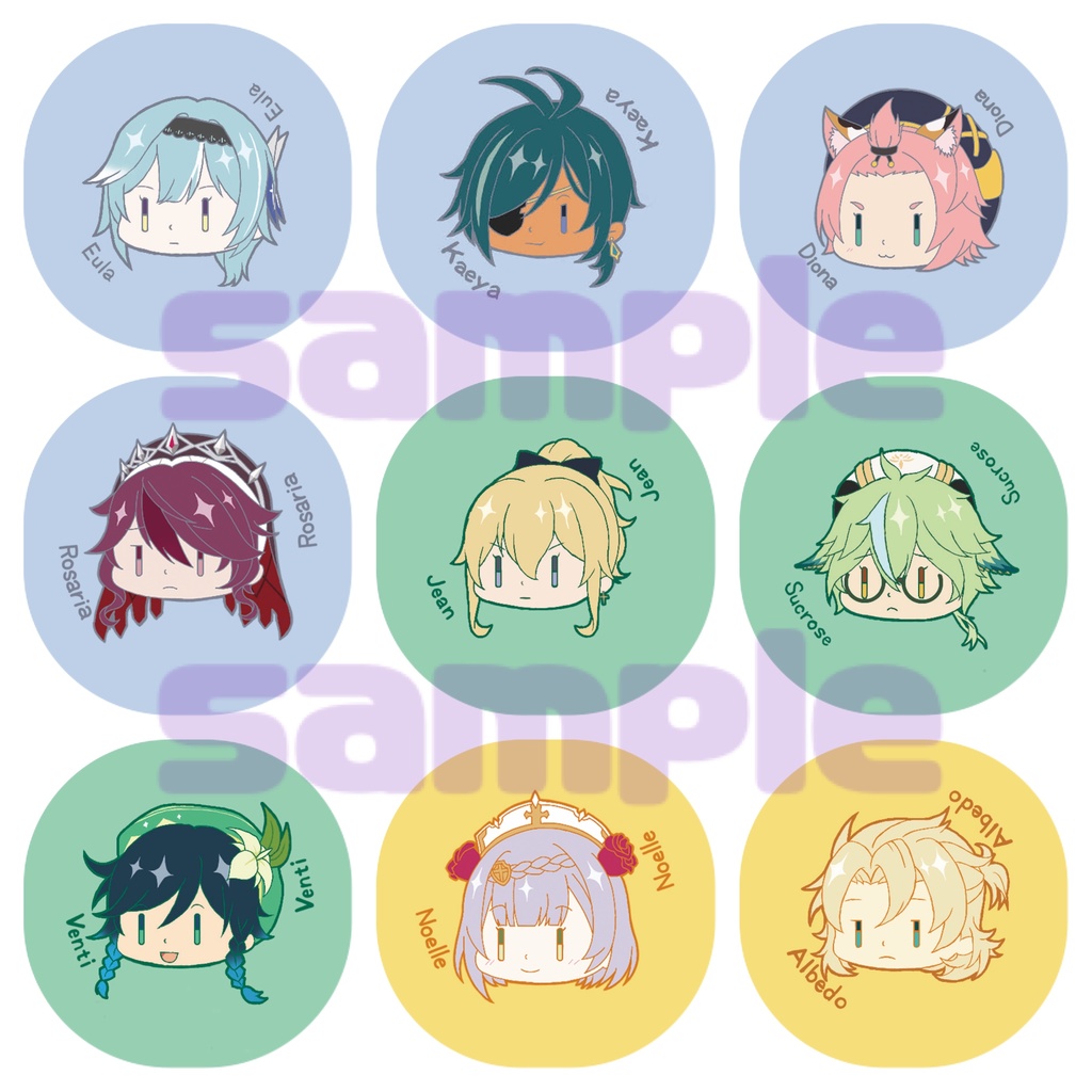 ちみキャラ缶バッジ-モンド編-