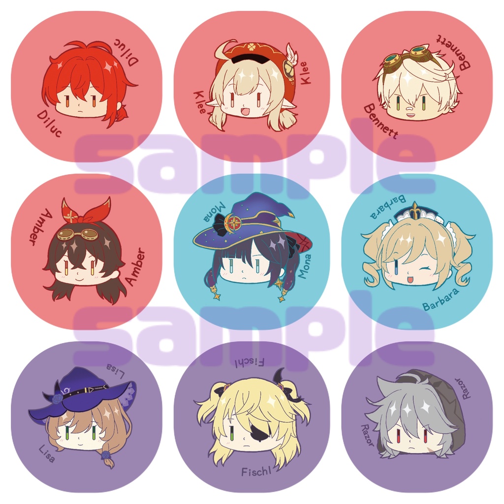 ちみキャラ缶バッジ-モンド編-