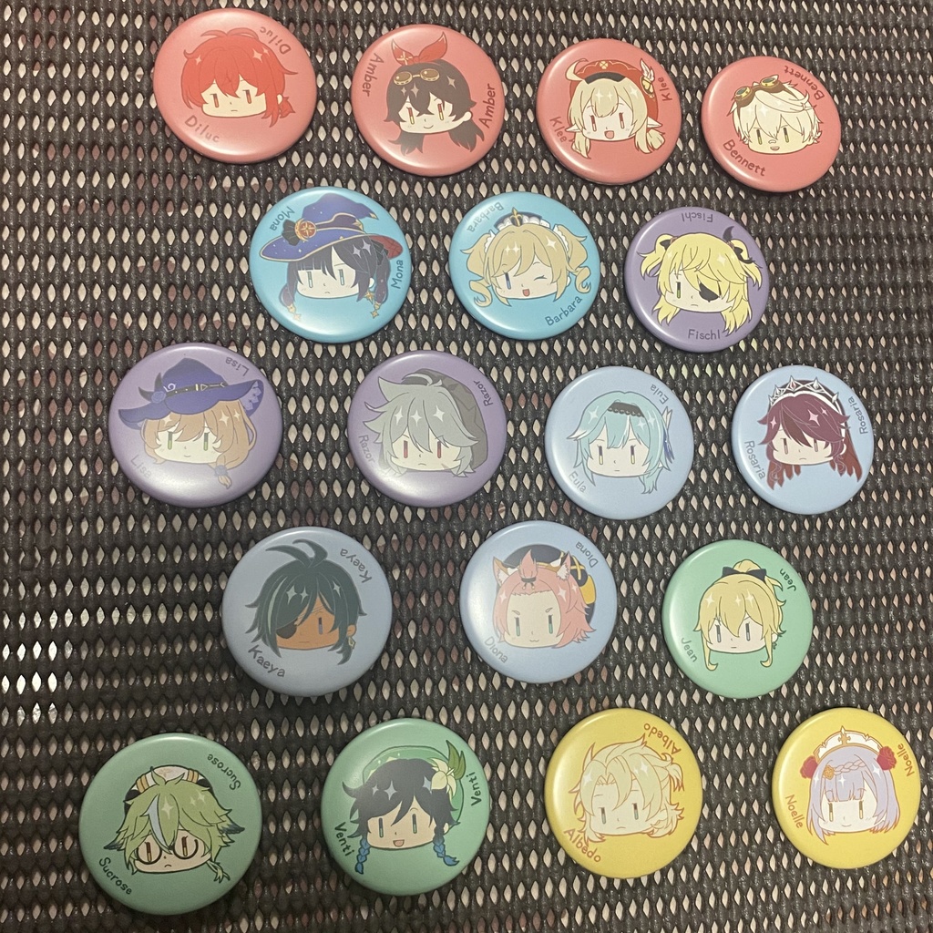 ちみキャラ缶バッジ-モンド編-