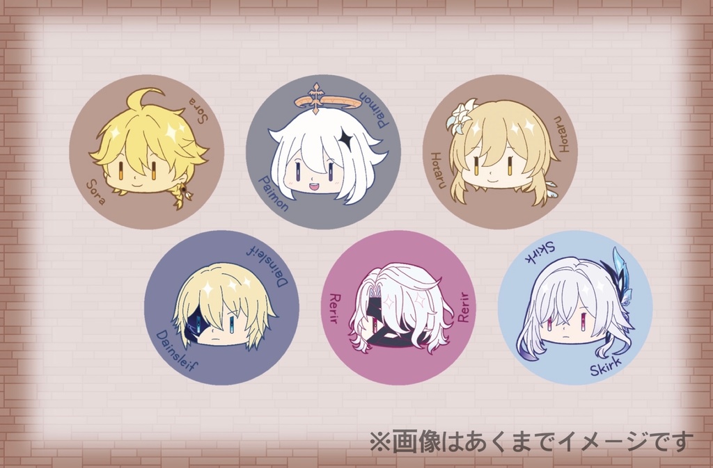 ちみキャラ缶バッジ -無所属・カーンルイア-