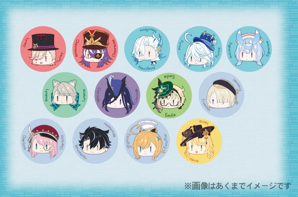 ちみキャラ缶バッジ-フォンテーヌ-