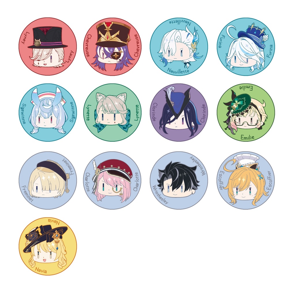 ちみキャラ缶バッジ-フォンテーヌ-