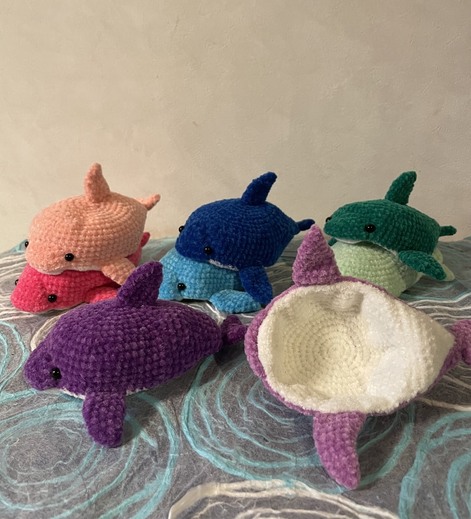 イルカに乗られる帽子