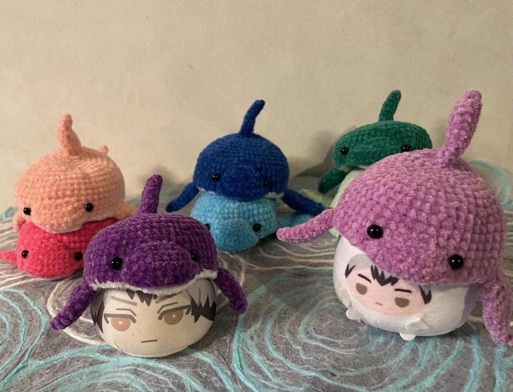 イルカに乗られる帽子